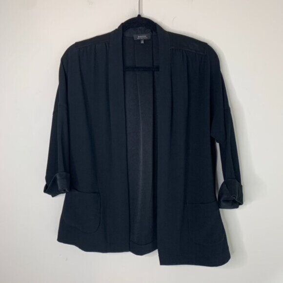 Aritzia Babaton Black Oversized Blazer Kimono Open front Unstructured Size XS - Picture 5 of 16